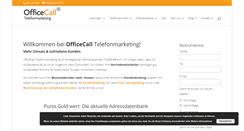Desktop Screenshot of office-call.de